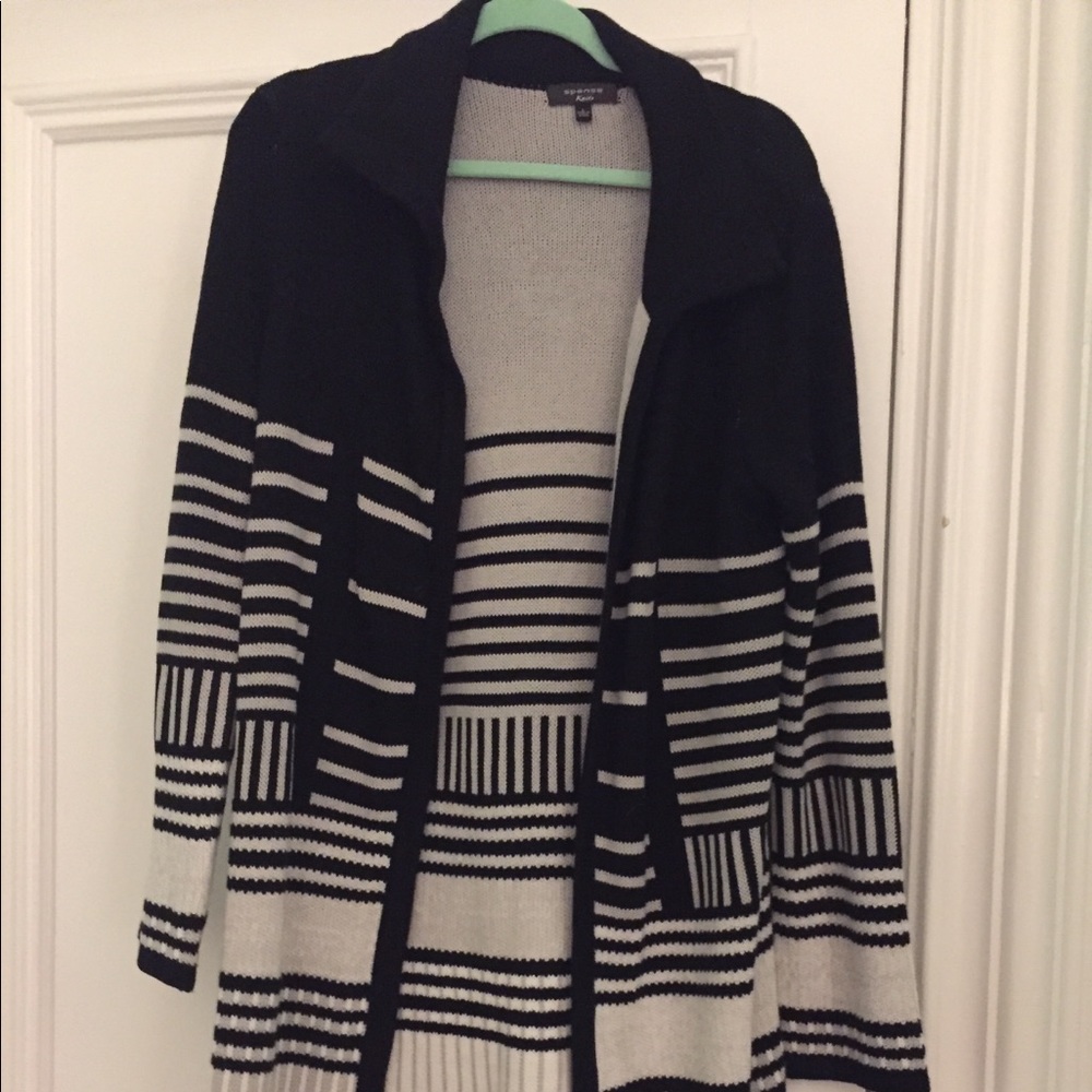 Spenser Knits Long Sweater/Cardigan. Size Large.